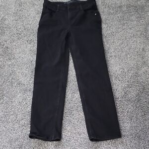Wit & Wisdom Black Straight Leg Jeans
